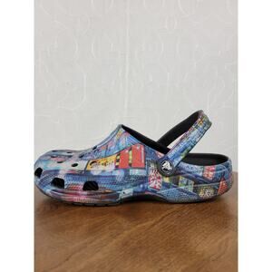 Crocs Cyber Nights Classic Clog Unisex Mens 9 Womens 11 Multicolor Japan City
